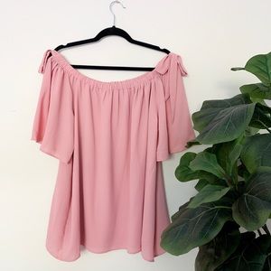 She + Sky off the shoulder Top